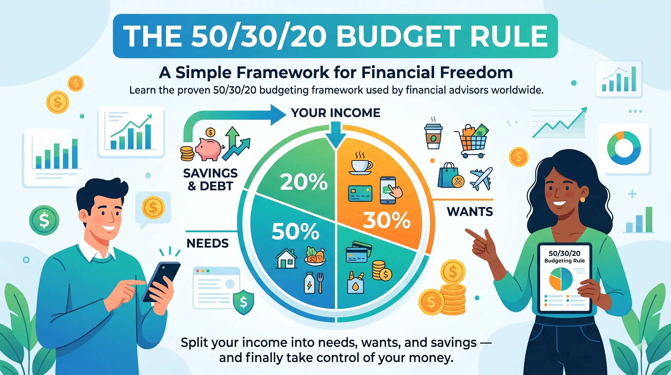 The 50/30/20 Budget Rule: Complete Guide to Managing Your Money in 2026