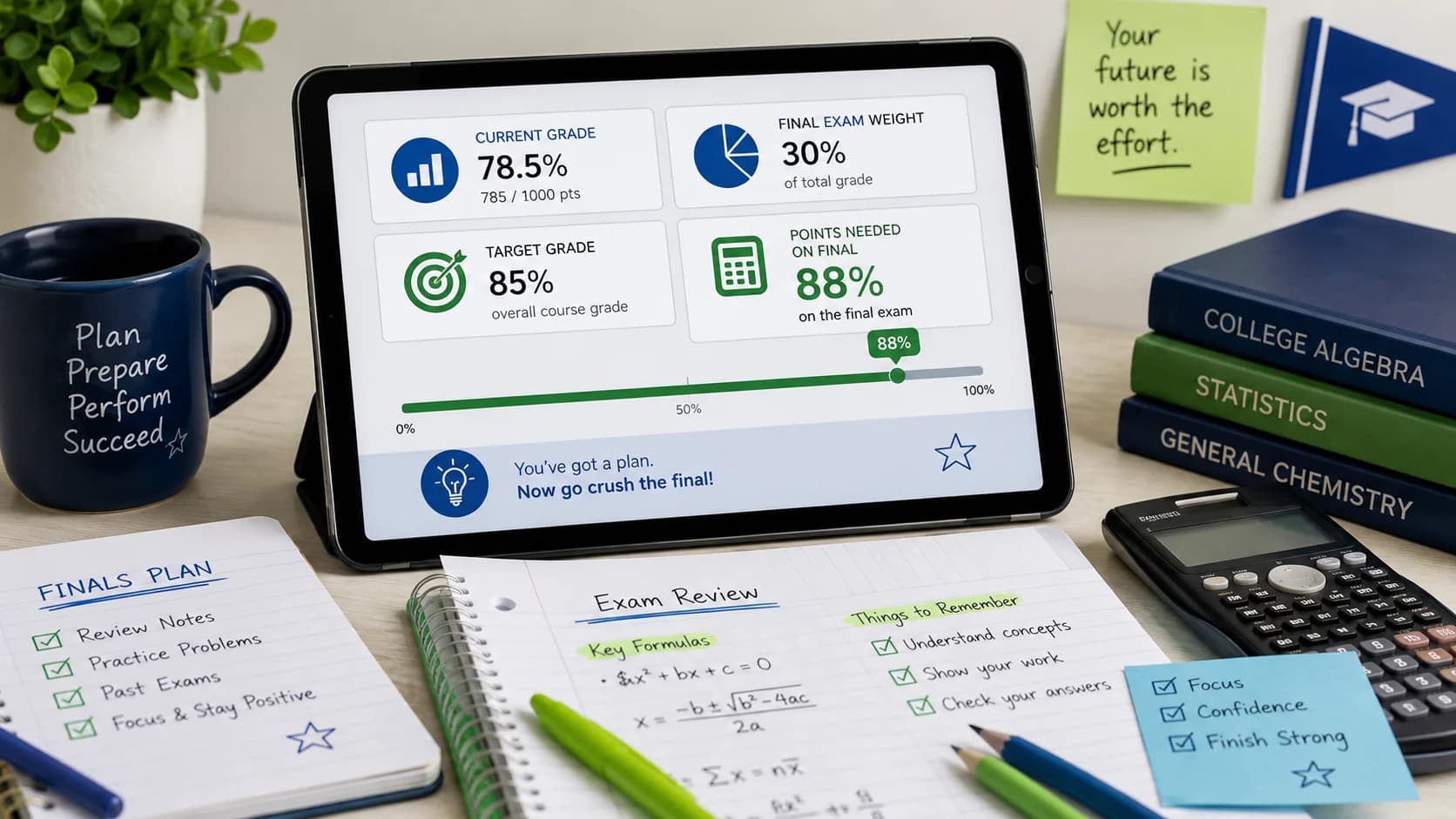 Grade Calculator: What Score Do You Need on the Final Exam?