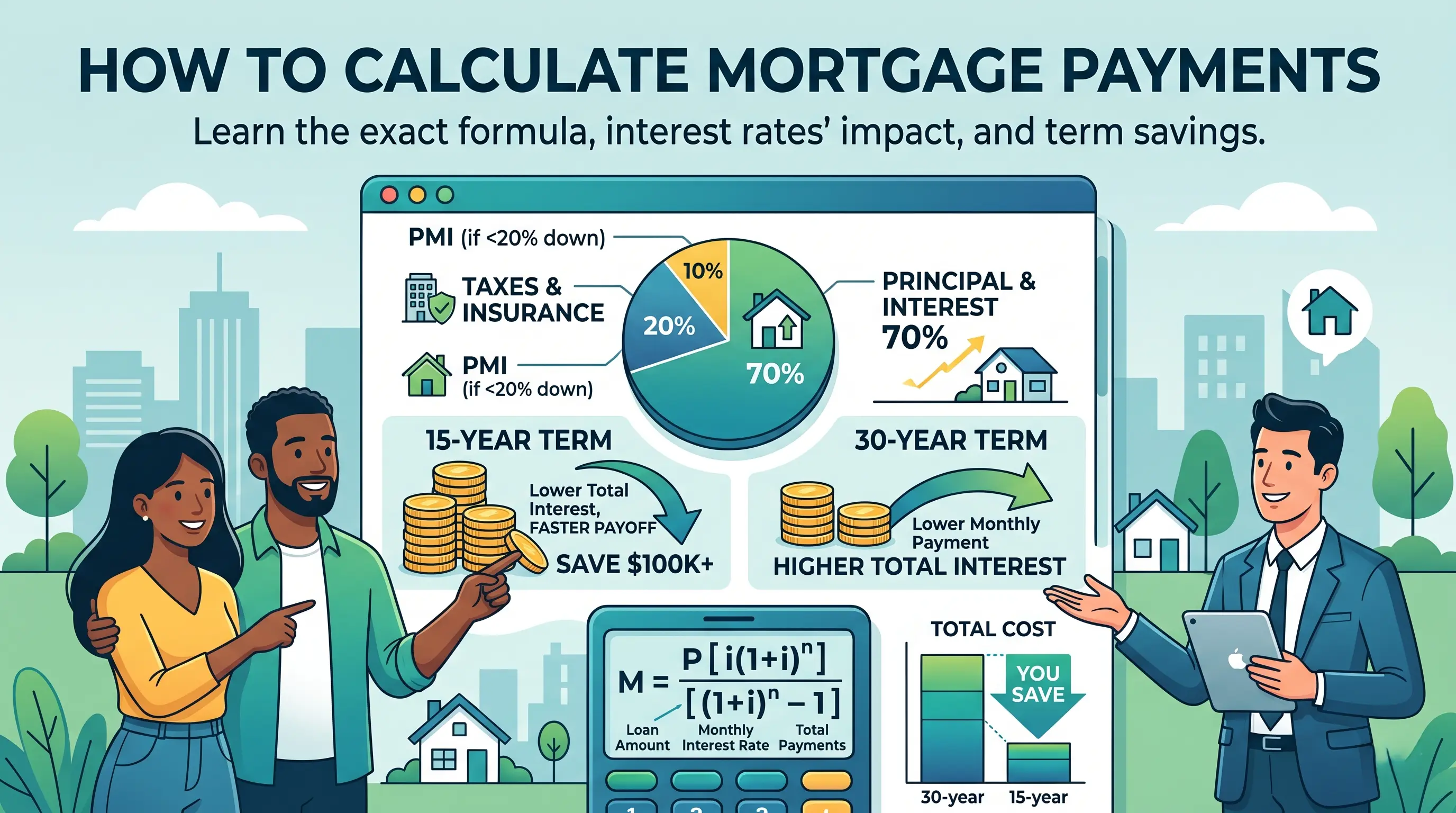 How to Calculate Mortgage Payments: Formula, Examples & Calculator 2026 How to Calculate Mortgage Payments: Formula, Examples & Calculator 2026 โ mortgage payment calculator
