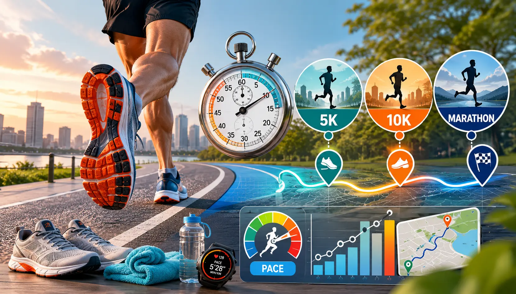 Running Pace Guide: How to Calculate Your 5K, 10K & Marathon Time