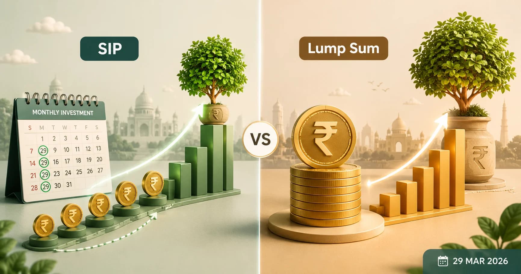 SIP vs Lump Sum Investment in India: Which Strategy Builds More Wealth? SIP vs Lump Sum Investment in India: Which Strategy Builds More Wealth? — SIP vs lump sum