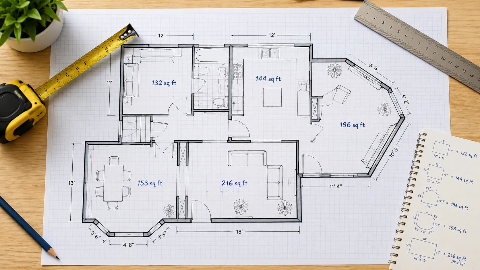 How to Calculate Square Footage: Rooms, Irregular Shapes, and Pro Tips How to Calculate Square Footage: Rooms, Irregular Shapes, and Pro Tips — how to calculate square footage
