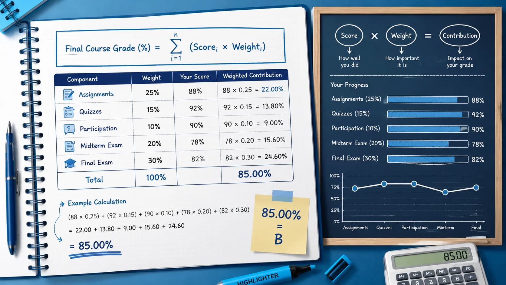 How to Calculate Your Grade: Final Exam & Course Grade Formula Explained