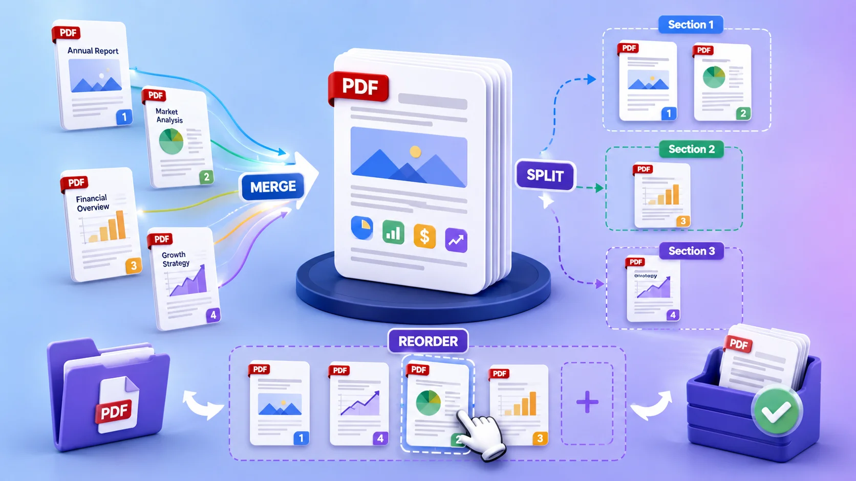 How to Merge, Split & Reorder PDF Pages: The Complete Organization Guide