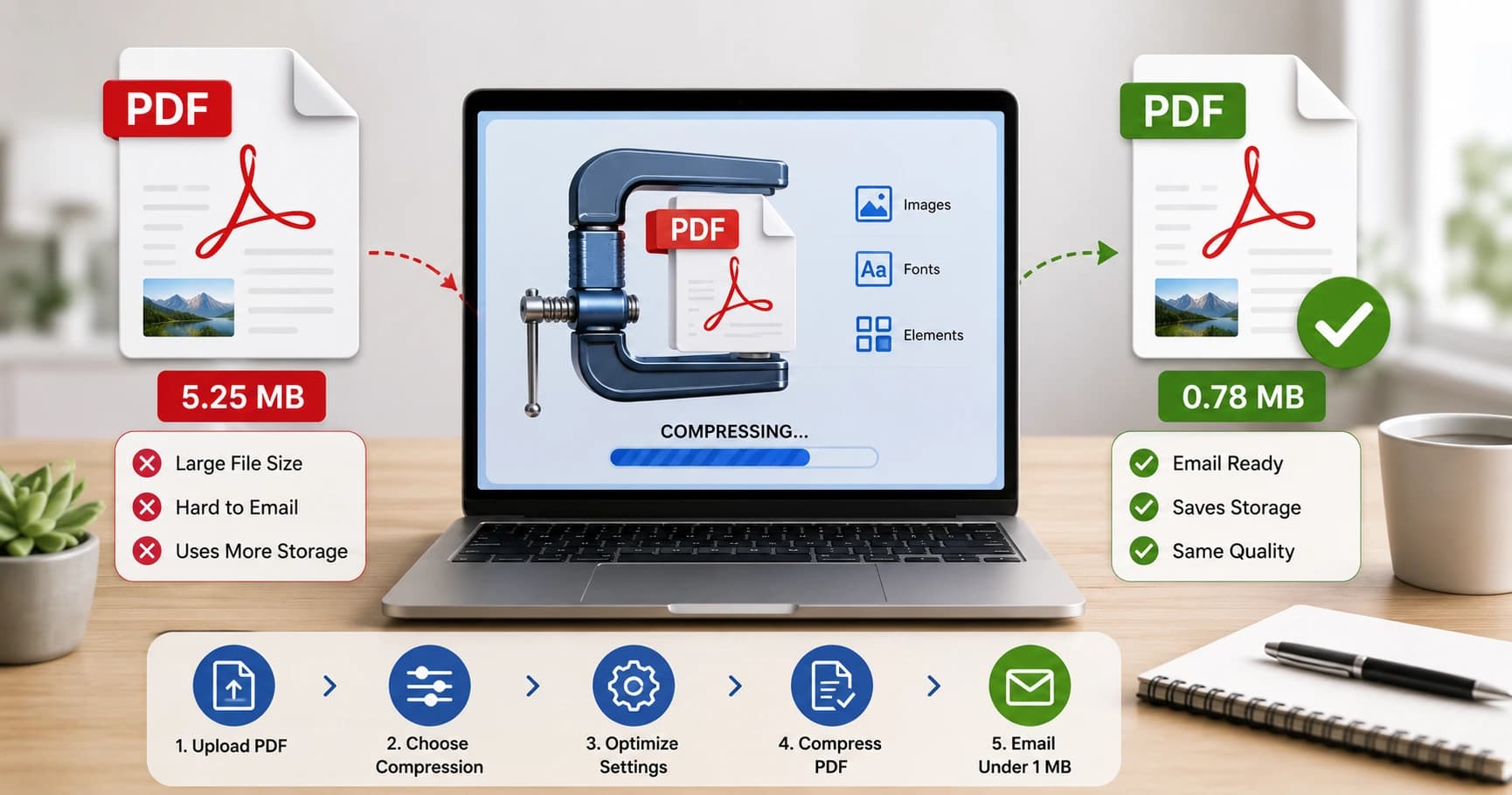 How to Compress a PDF for Email: Get Under 1 MB Without Losing Quality How to Compress a PDF for Email: Get Under 1 MB Without Losing Quality β how to compress a pdf