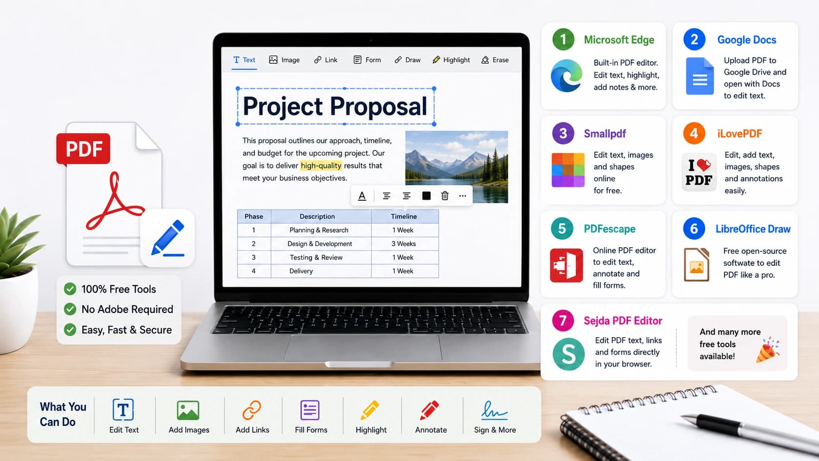 How to Edit a PDF Without Adobe Acrobat: 7 Free Methods That Actually Work
